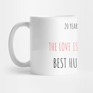 Anniversary 2O years marriage MUG HUSBAND Mug